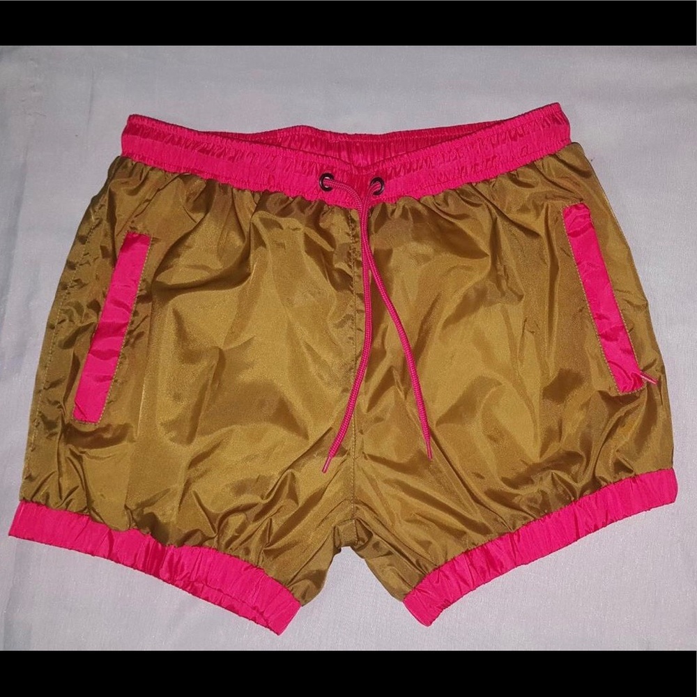 Champagne Rose Windbreaker shorts